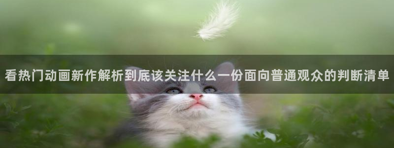 动漫作品分类